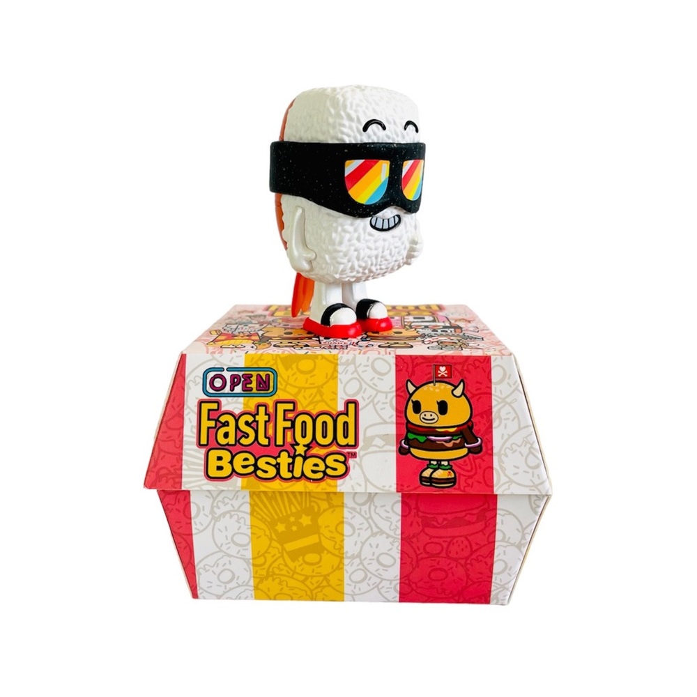 Soy Cool Tokidoki Fast Food Besties Blind Box Figurine Sushi Rice Vinyl Figure - Picture 3 of 5
